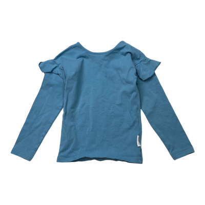 Gugguu frill shirt, blue | 92cm