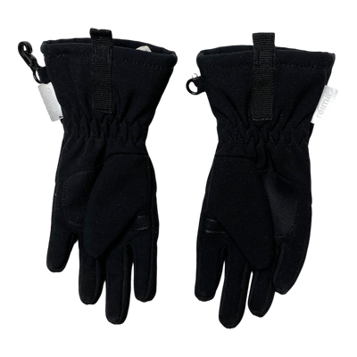 Reima softshell gloves, black | 1-2y