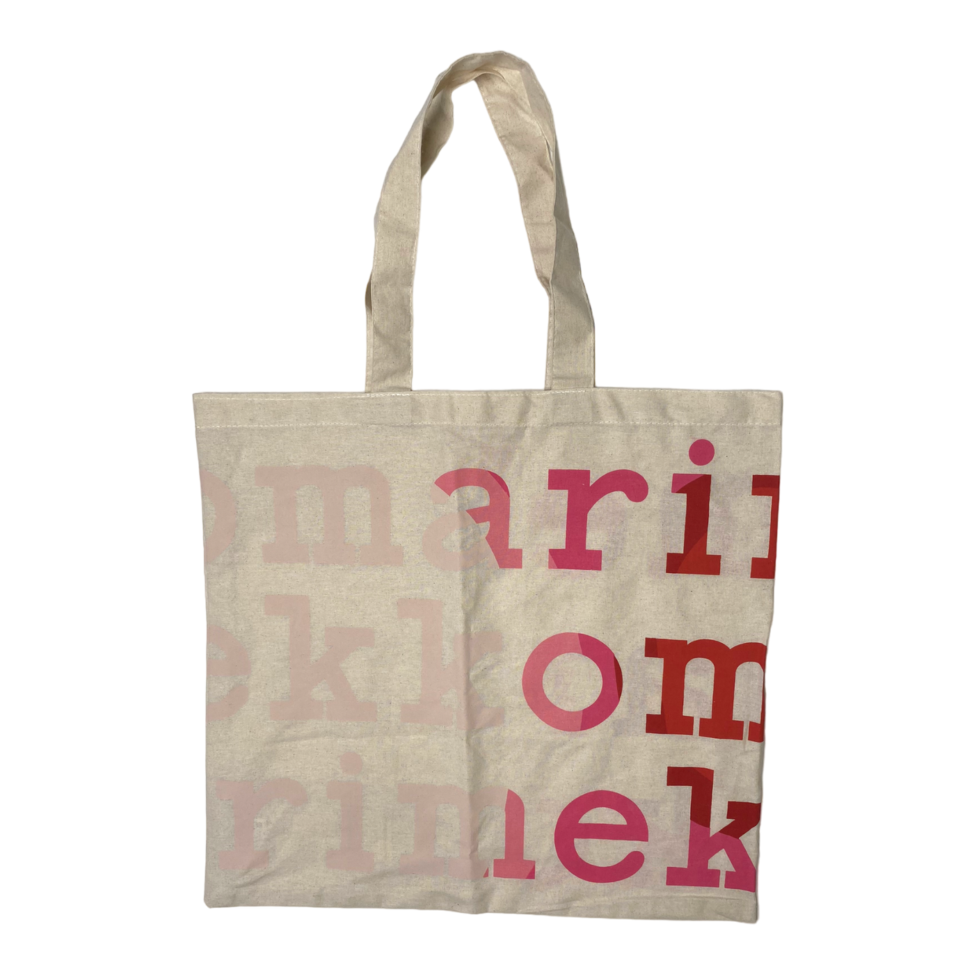 Marimekko canvas logo bag, pink | onesize