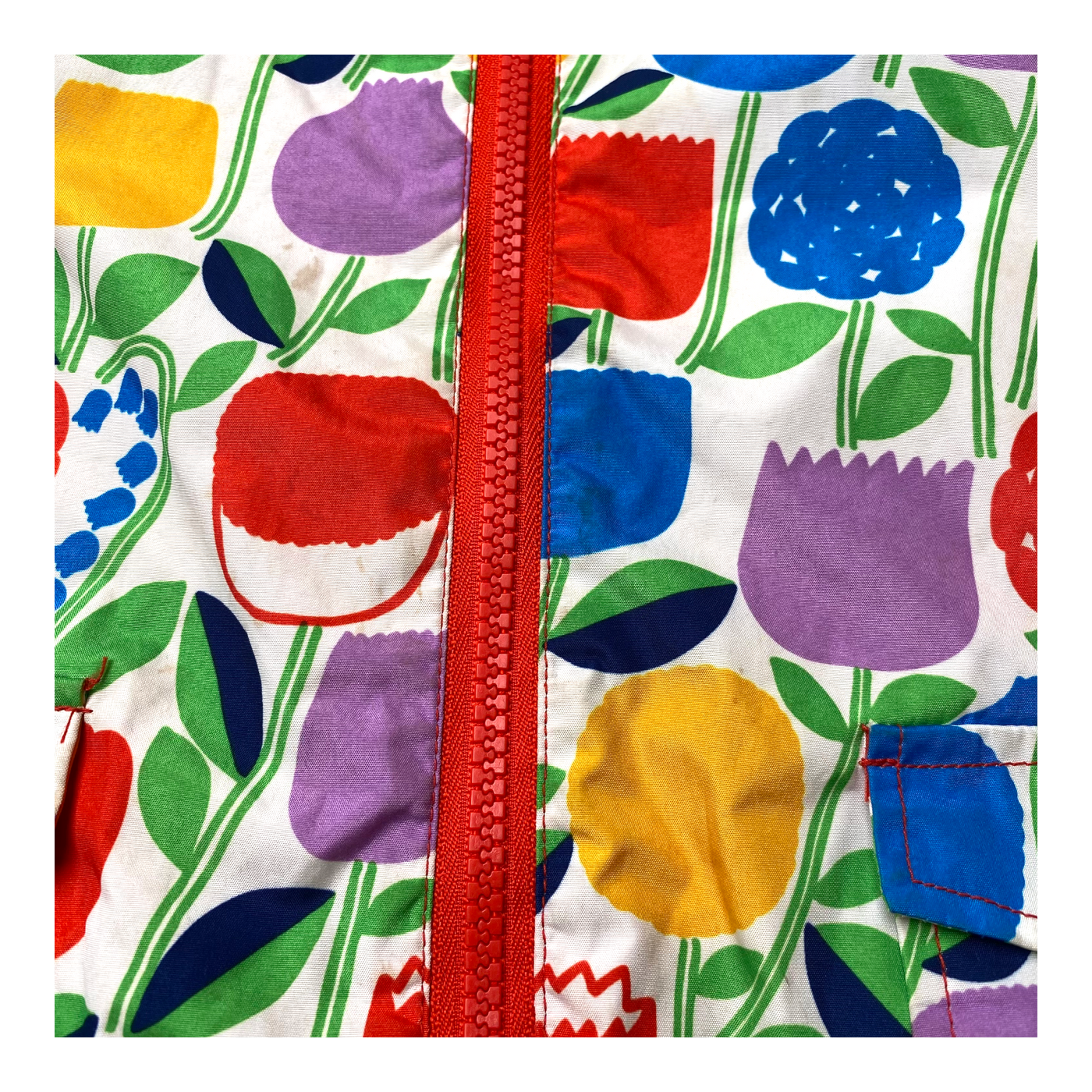 Marimekko midseason jacket, flowers | 92cm