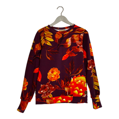 Blaa college shirt, flowers | woman XS