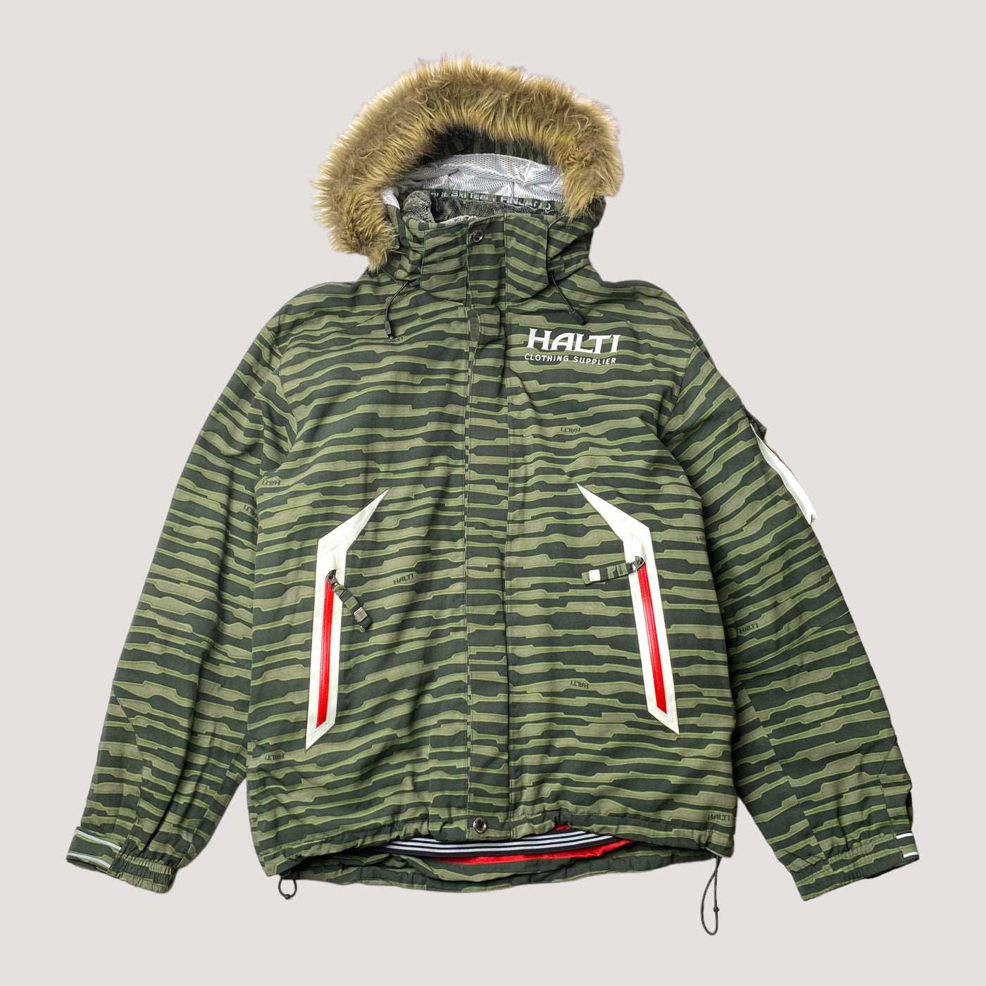 Halti vintage ski jacket, hunter green | man L