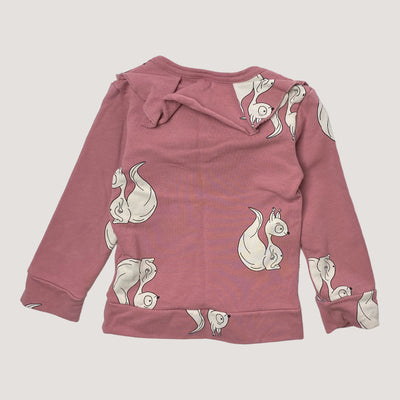 Blaa frill sweatshirt, squirrel | 74/80cm