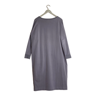 Papu giant split dress, french grey | woman M