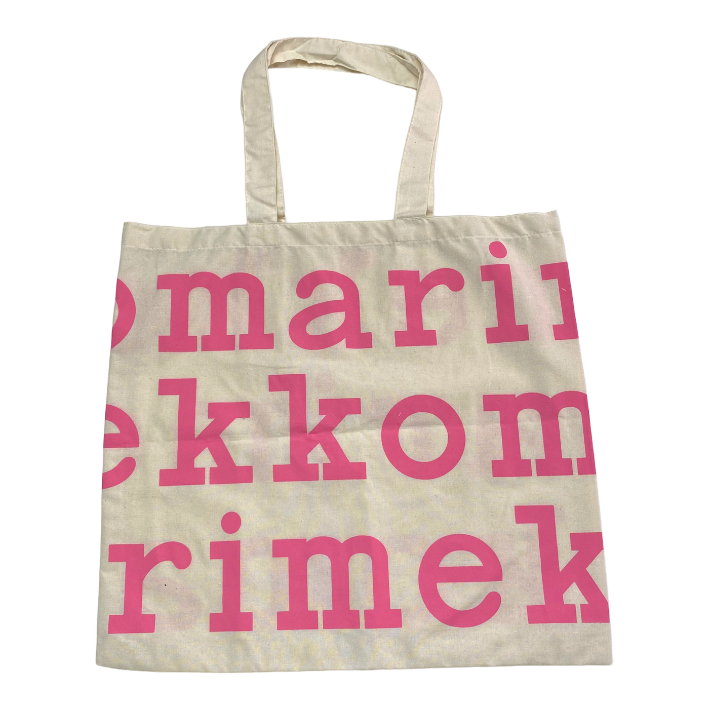 Marimekko canvas tote bag, monogram | onesize