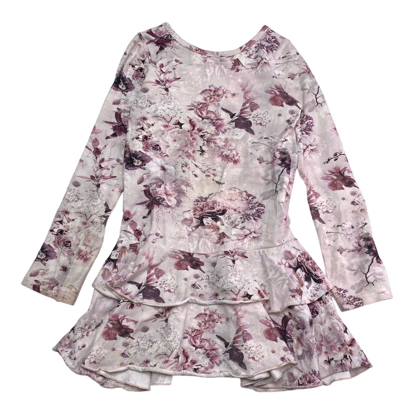 Gugguu frilla dress, misty rose | 110cm