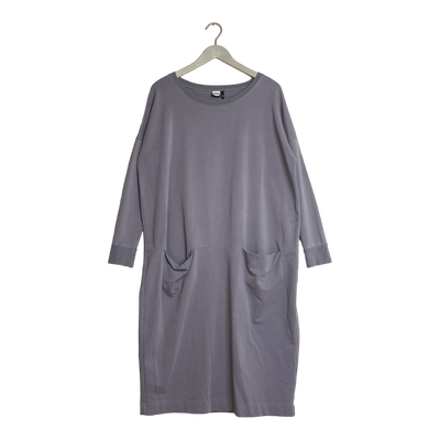 Papu giant split dress, french grey | woman M