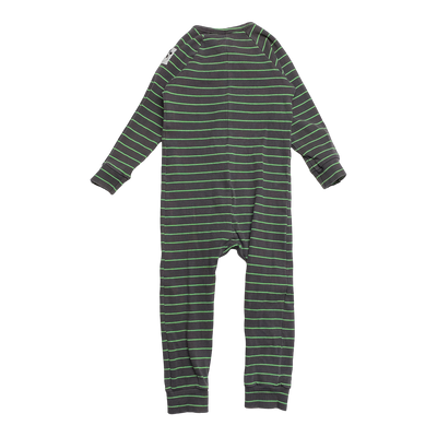 Mini Rodini rib jumpsuit, striped | 80/86cm