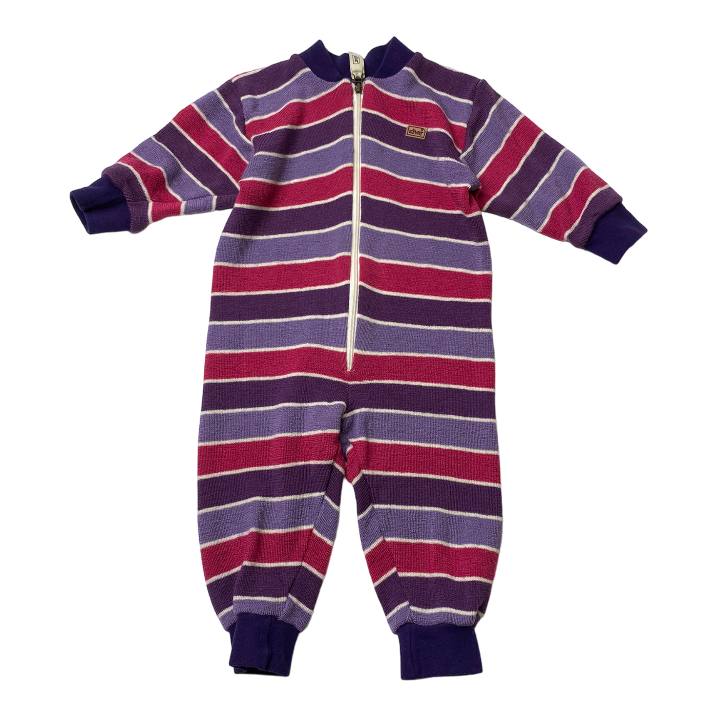 Kivat wool overall, stripes | 80cm