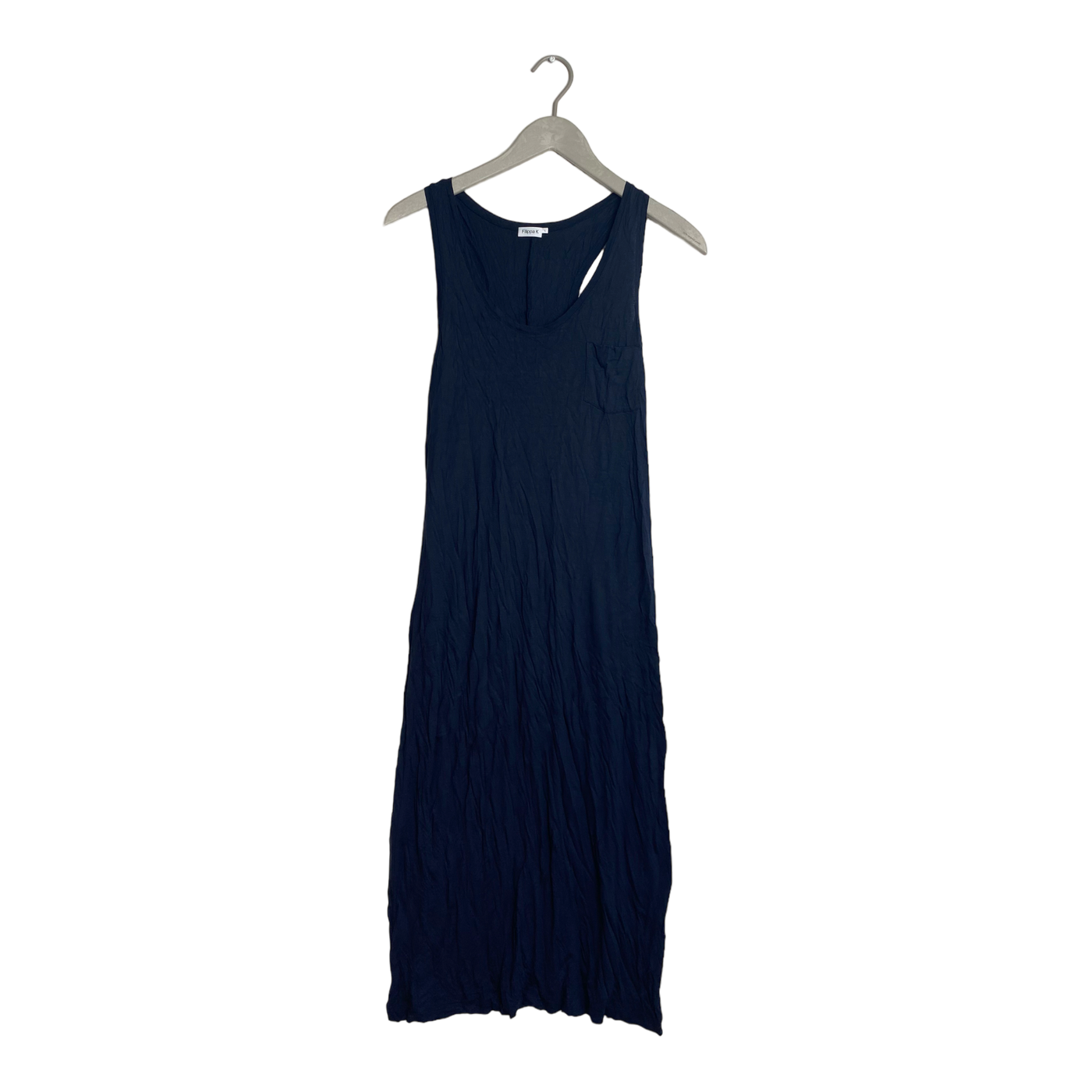 Filippa K sleeveless viscose dress, midnight blue | women L