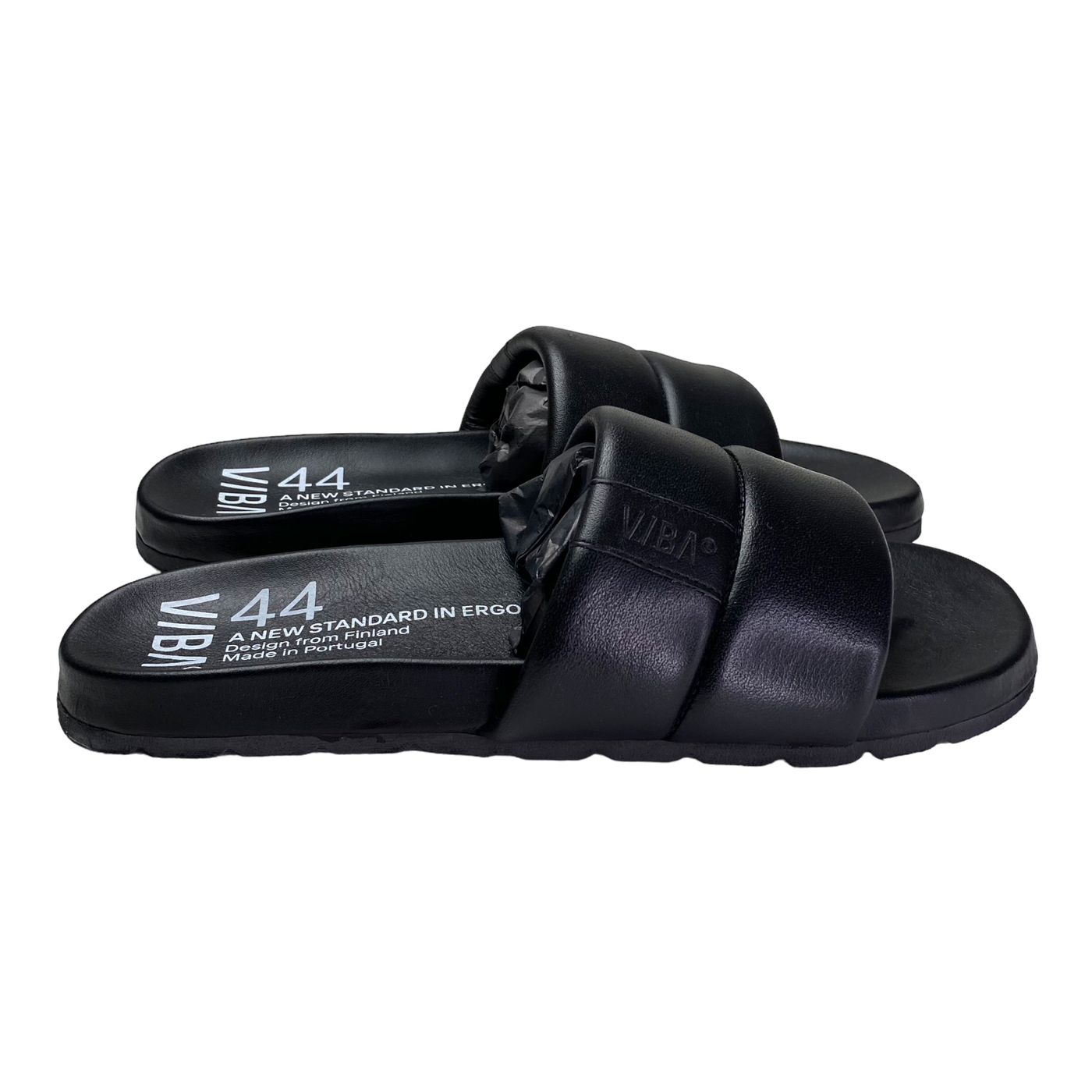 VIBAe Porto leather sandals, preto black | 44
