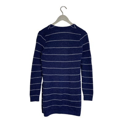 Alpa alpaca wool cardigan, stripe | woman XS