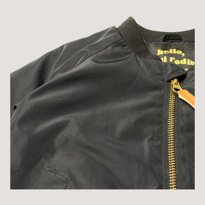 Mini Rodini bomber jacket, black | 80/86cm