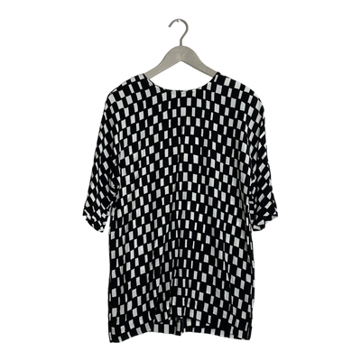 Marimekko jada blouse, black and white | woman 40