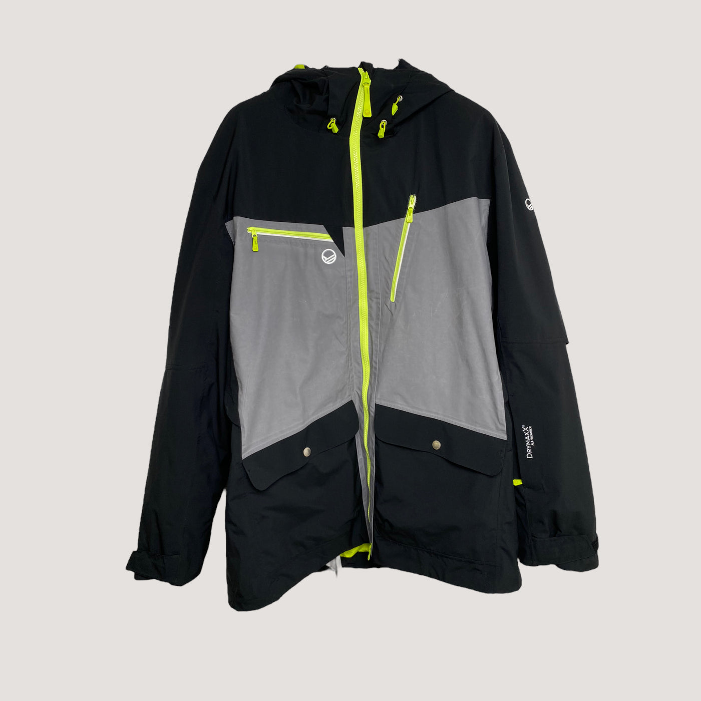 Halti Vuolu ski jacket, black/grey | men XL