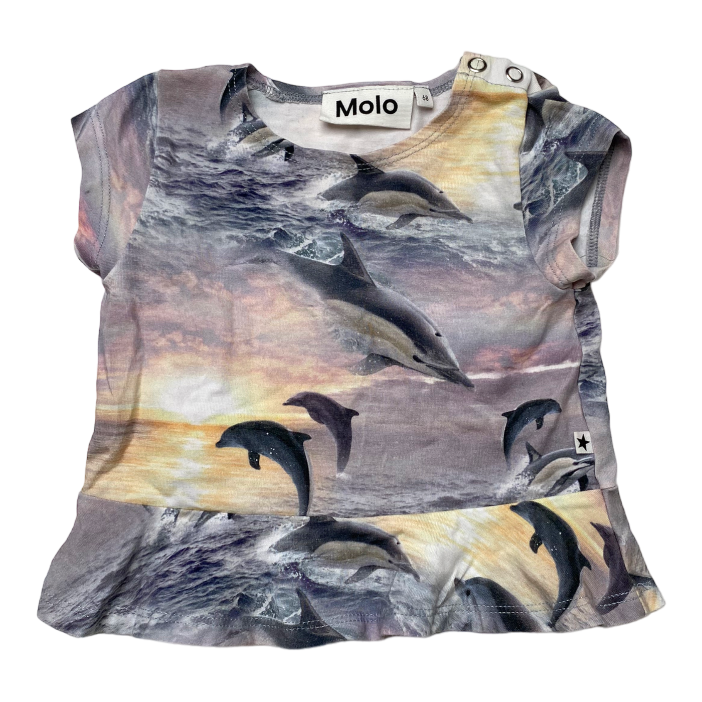 Molo Ebba t-shirt, dolphin | 68cm