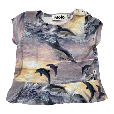 Molo Ebba t-shirt, dolphin | 68cm
