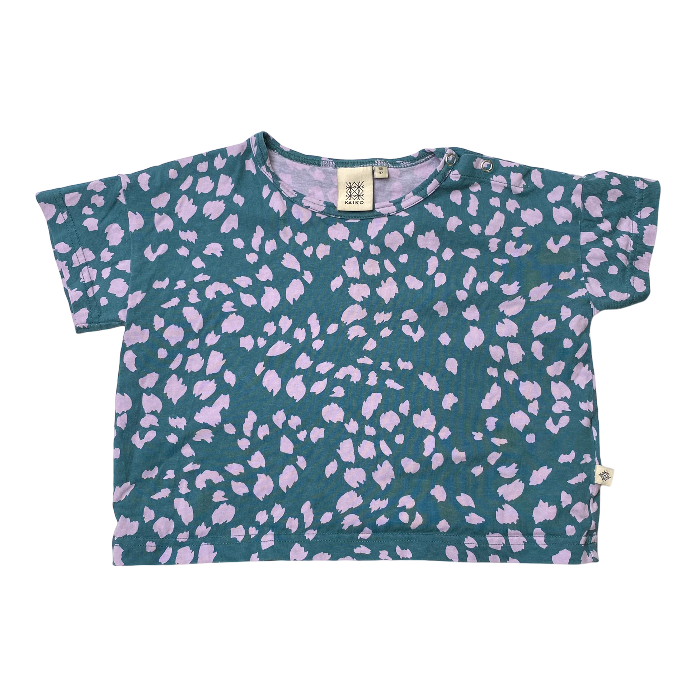 Kaiko t-shirt, green safari | 86/92cm