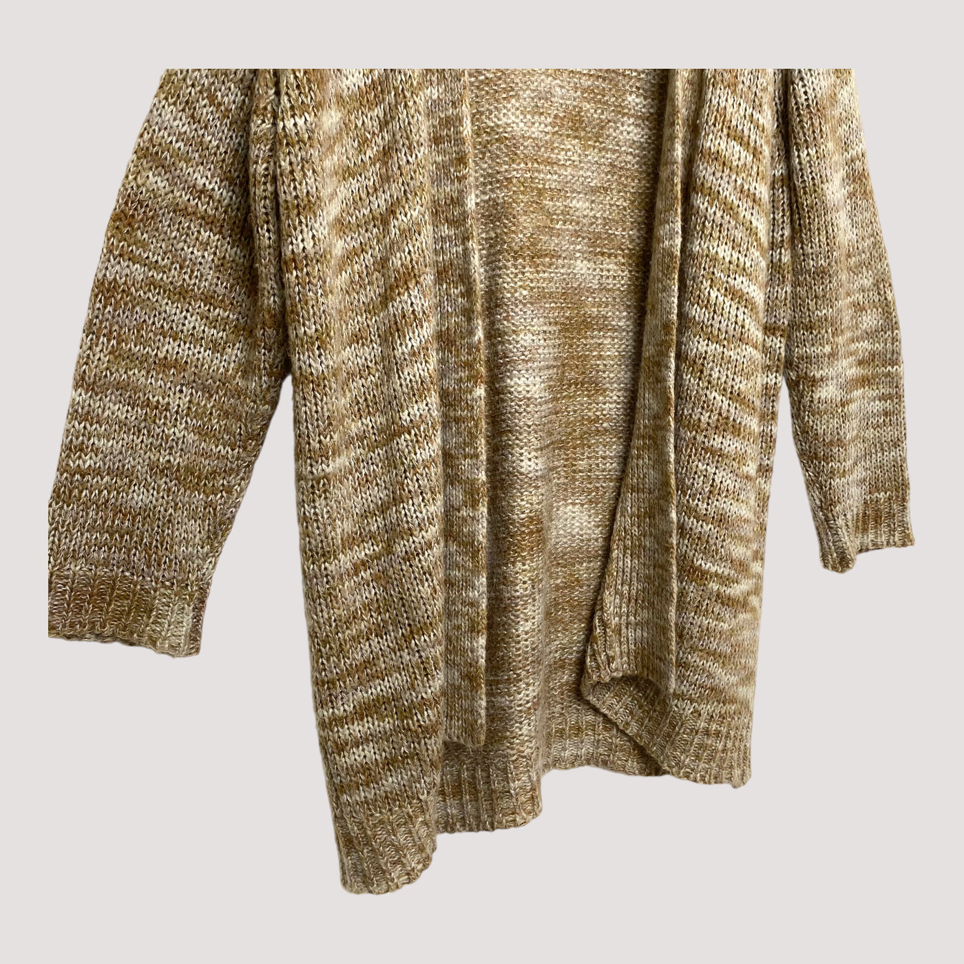knitted cardigan, caramel/wheat | women S