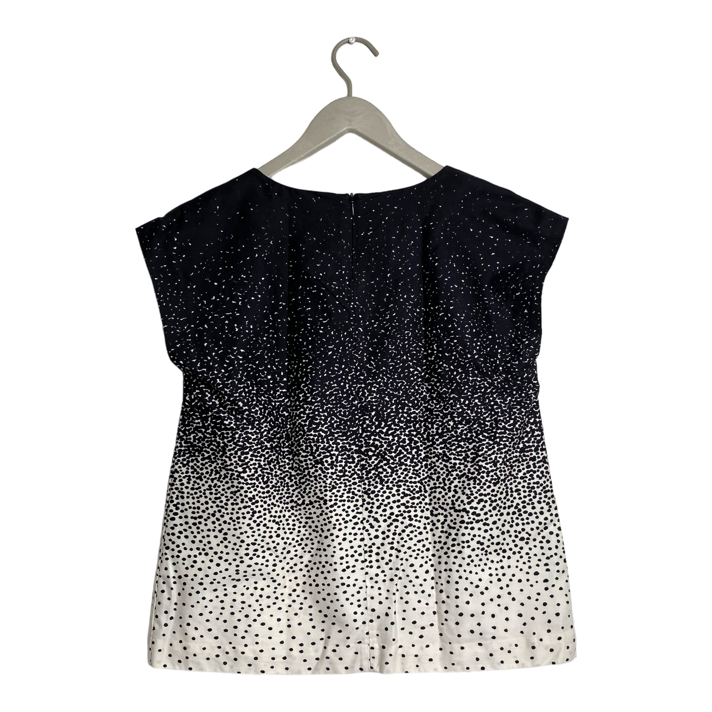 Marimekko woven top, black and ivory | woman S