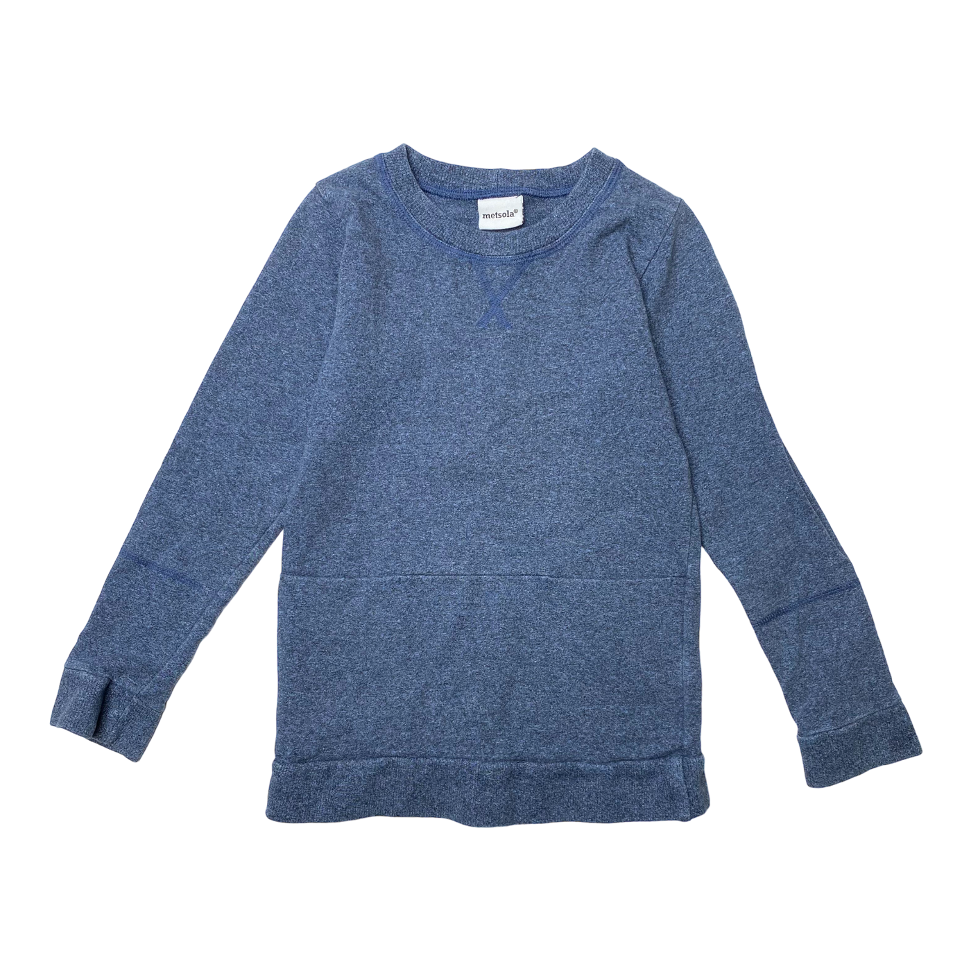 Metsola pocket sweatshirt, royal blue | 122/128cm