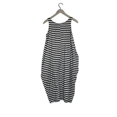 Marimekko tricot dress, black/white | woman S