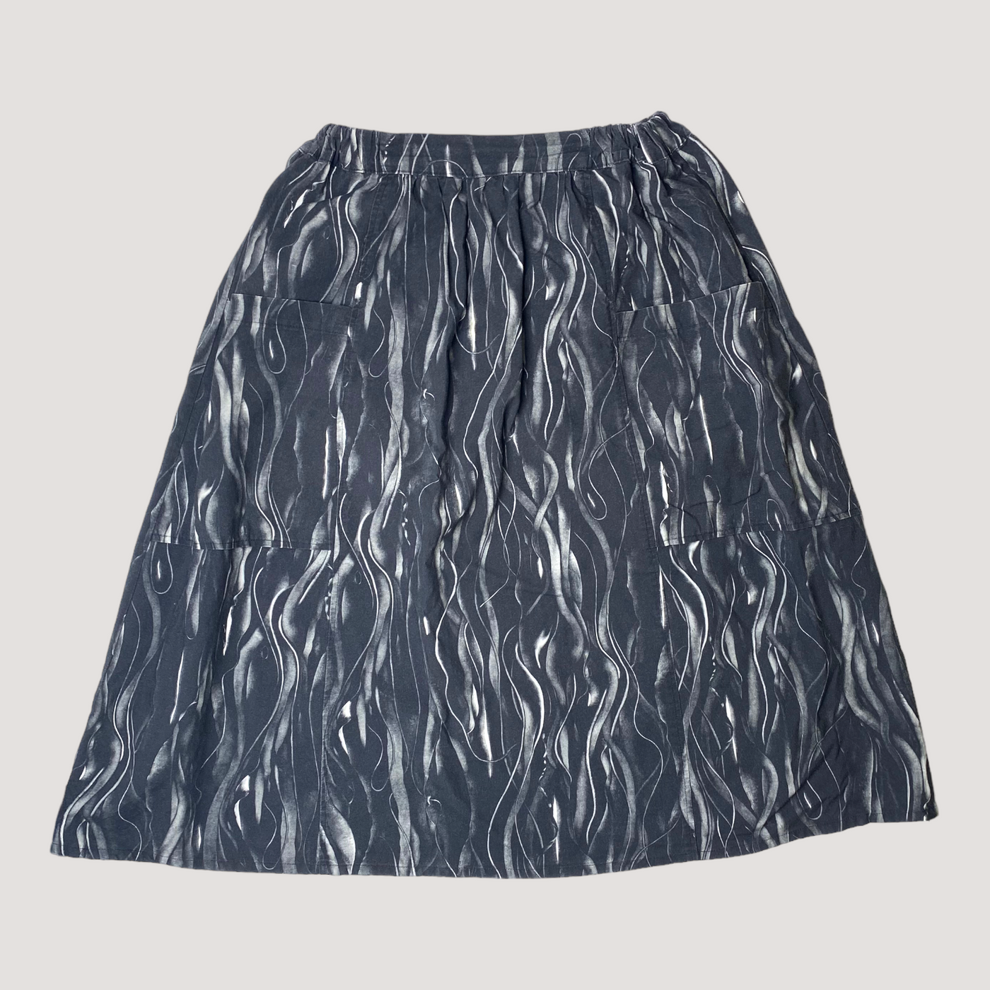 Vimma woven skirt, black and white | woman one size