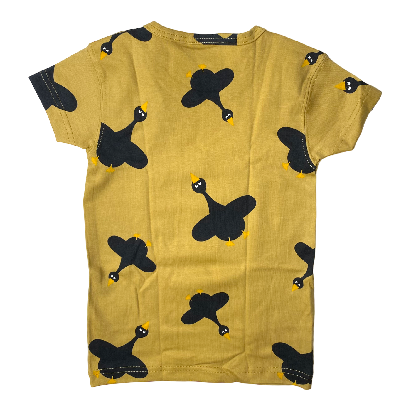 Blaa t-shirt, black birds | 110cm