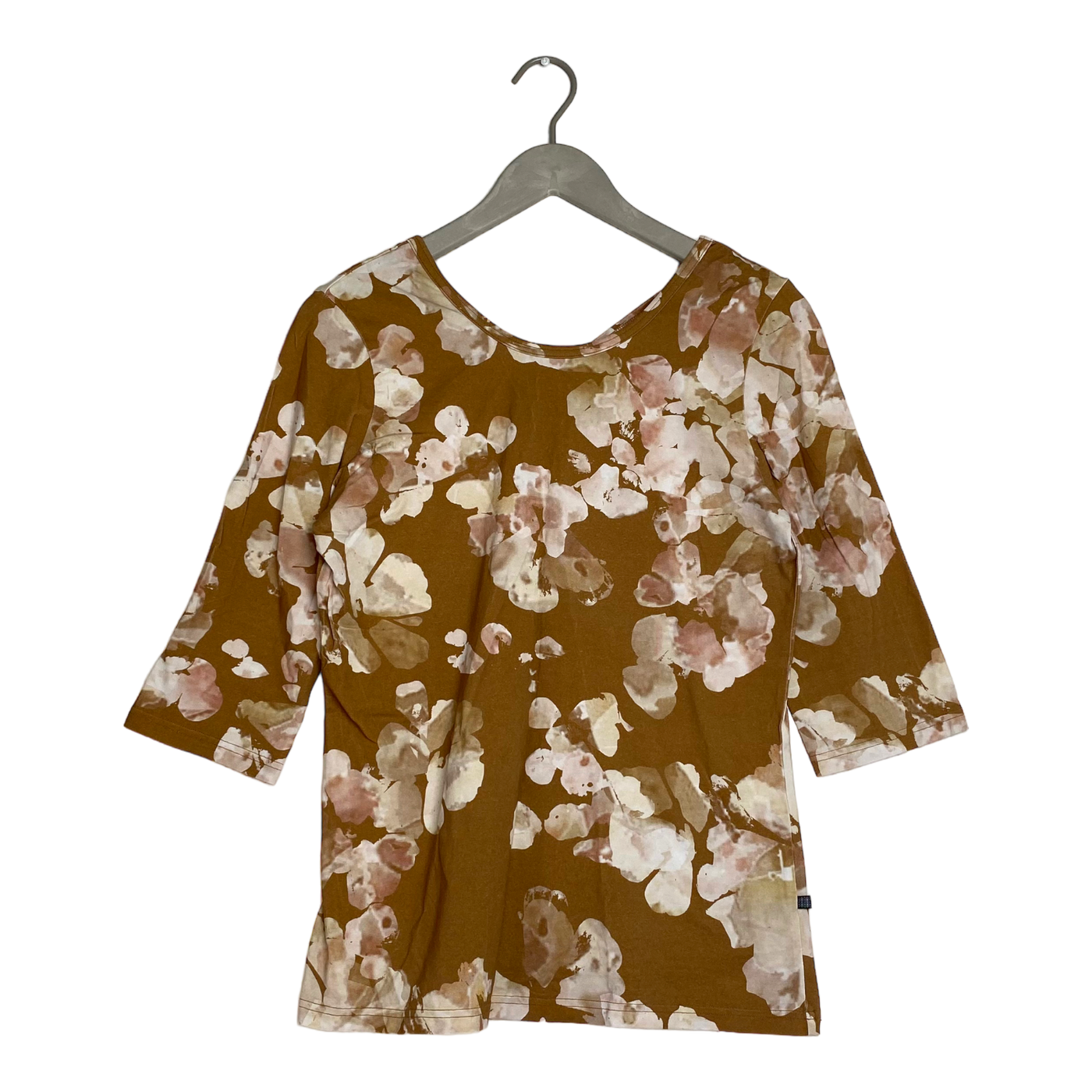Kaiko cross shirt, caramel | woman M