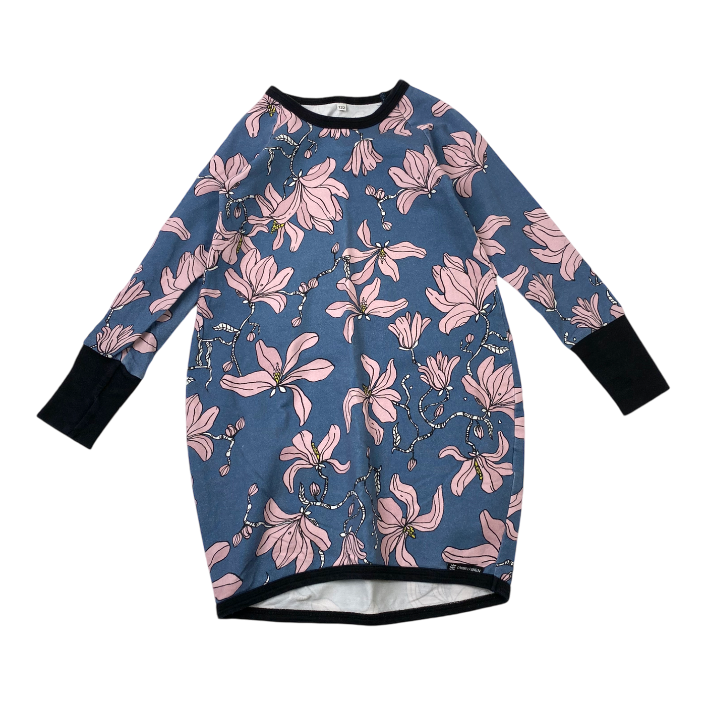 Ommellinen sweat tunic, flower | 122cm