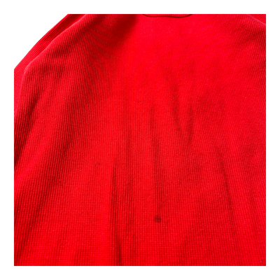 Metsola rib shirt, red | 122cm