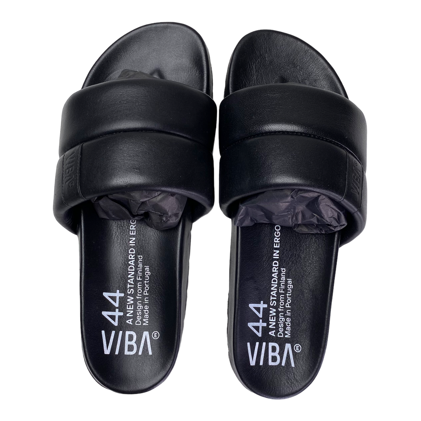 VIBAe Porto leather sandals, preto black | 44