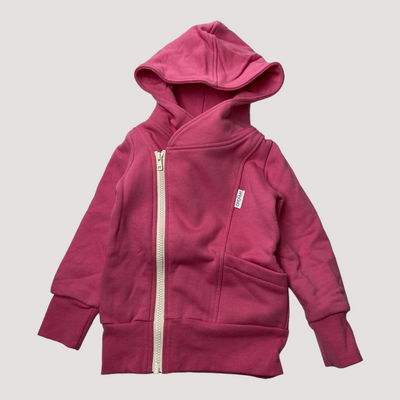 Gugguu zipper hoodie, hot pink | 92cm