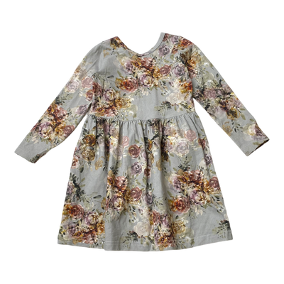 Kaiko dress, flowers | 86/92cm