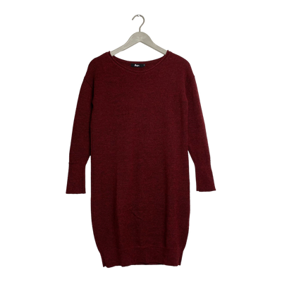 Alpa knit dress, wine | woman XS