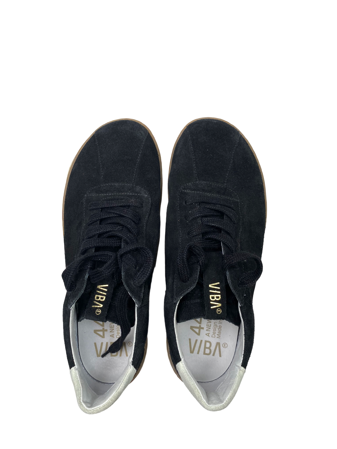 VIBAe Sydney Bio suede sneakers, black | 44