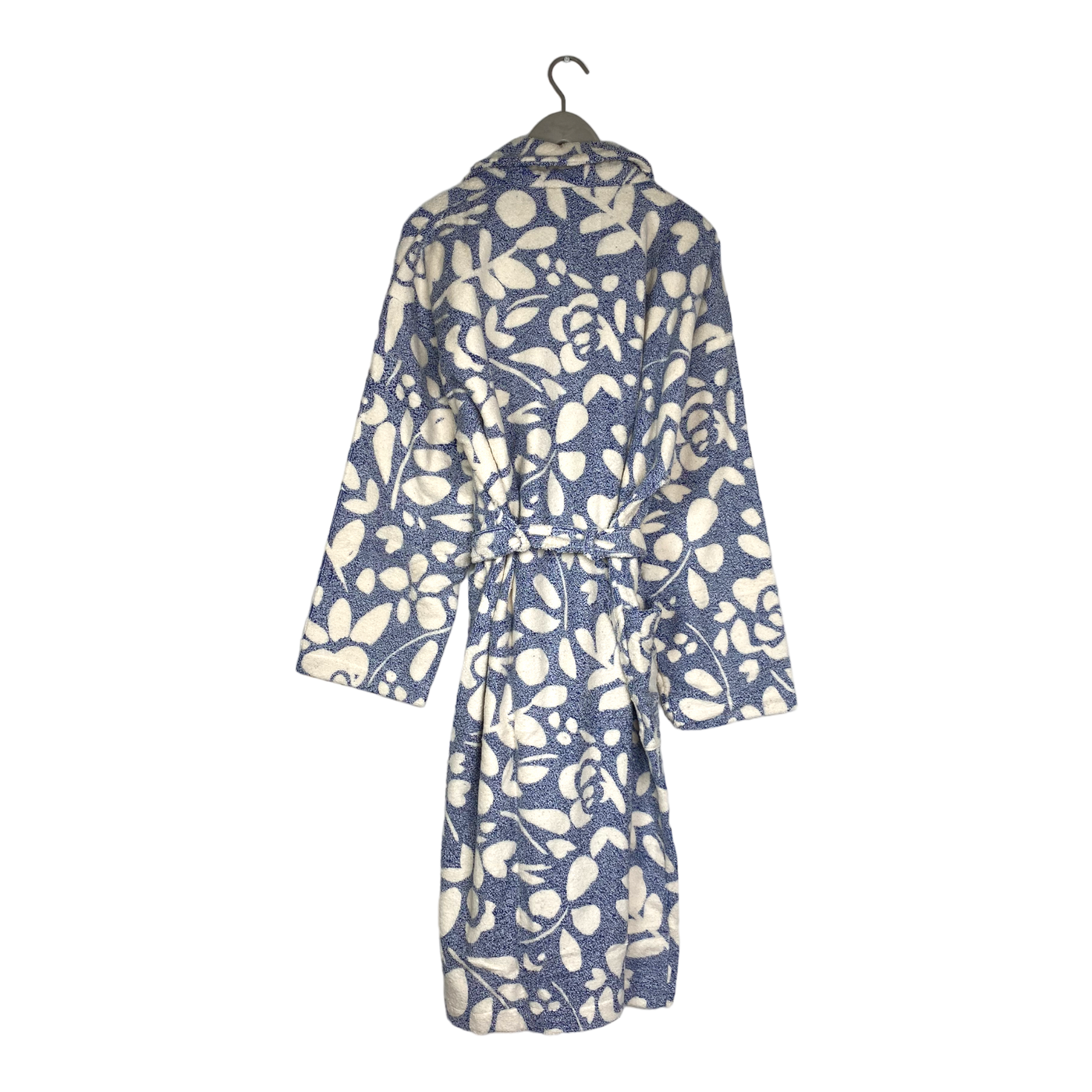 Kaiko bath robe, blue floral | woman XXL/XXL