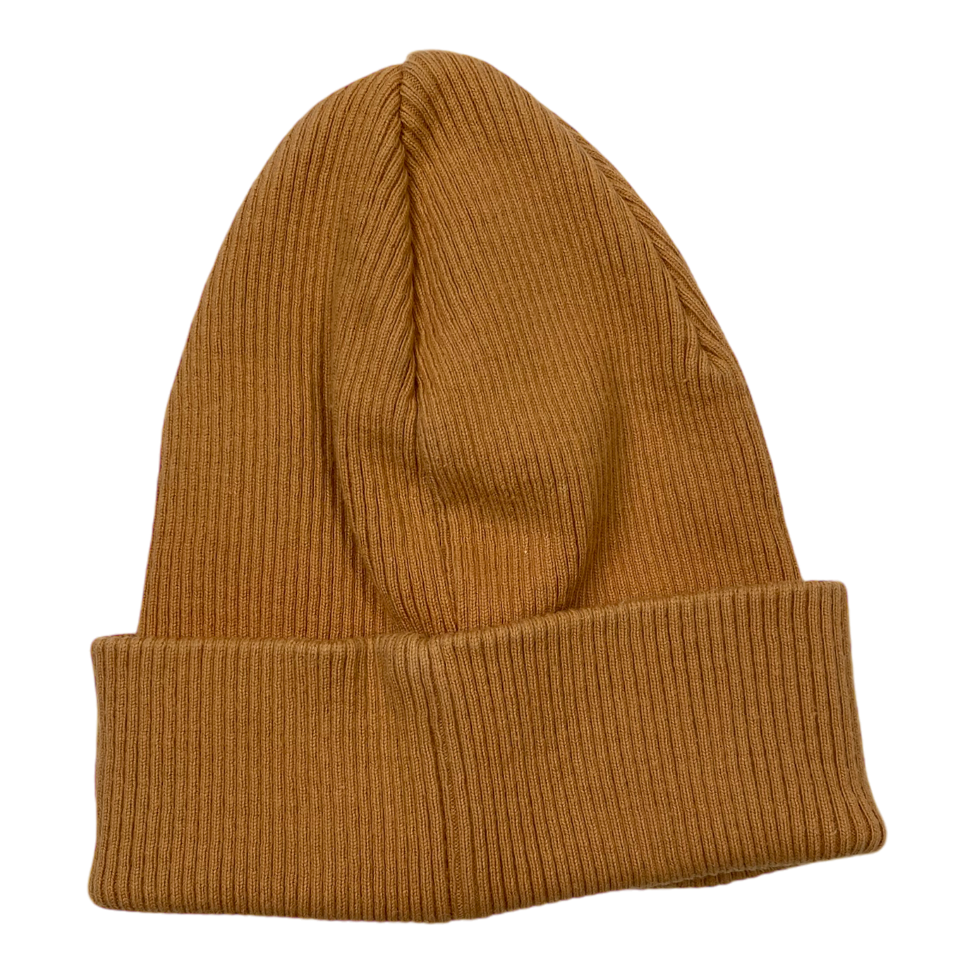 Mainio cotton rib beanie, carrot | 2-6y