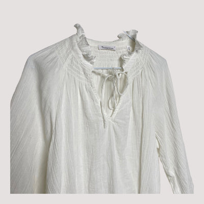 flowy shirt, white | women M