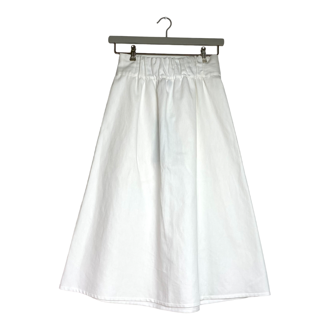 Studio Heijne milano linen mix skirt, off white | woman 38
