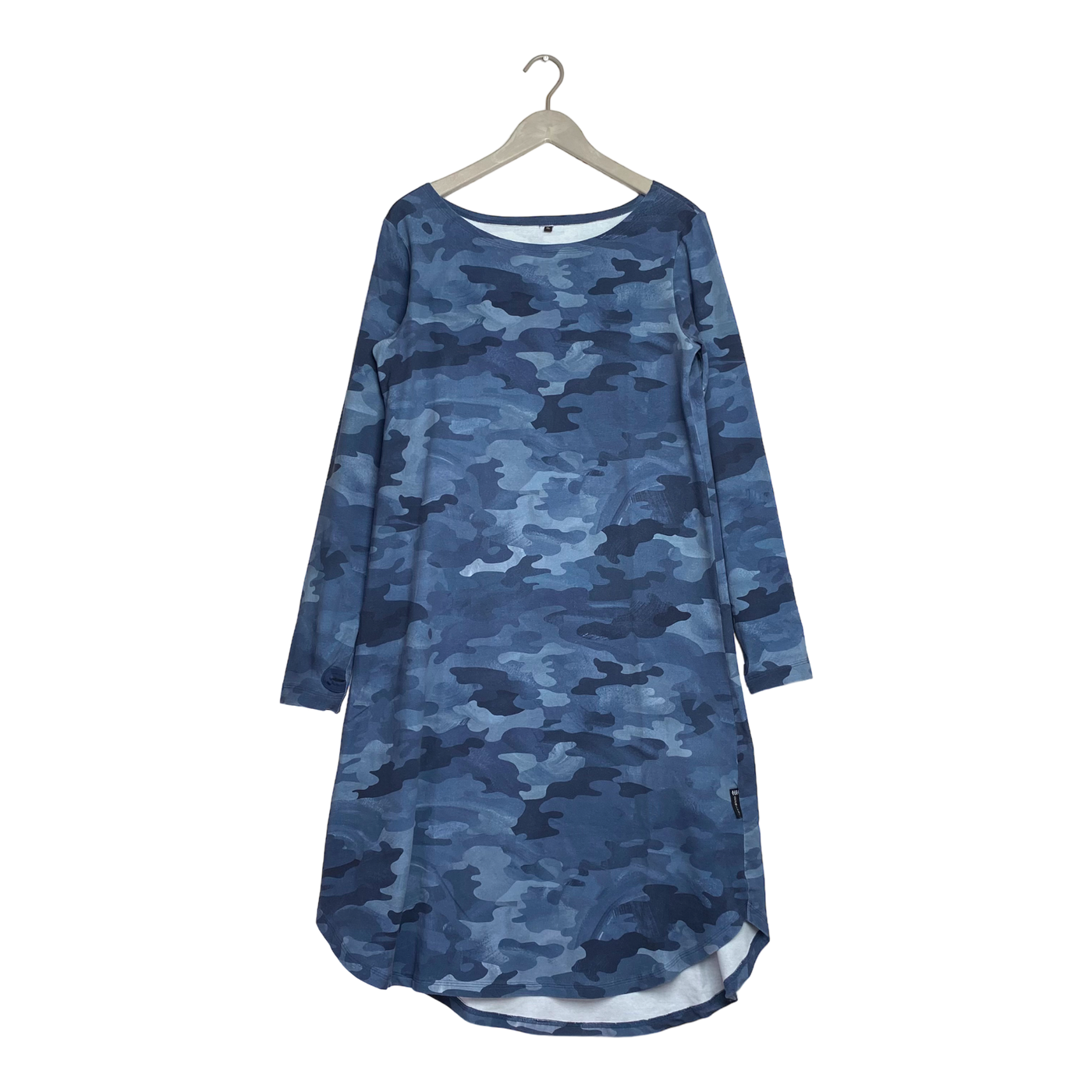 Ommellinen Kamoon dress, blue camo | woman XL