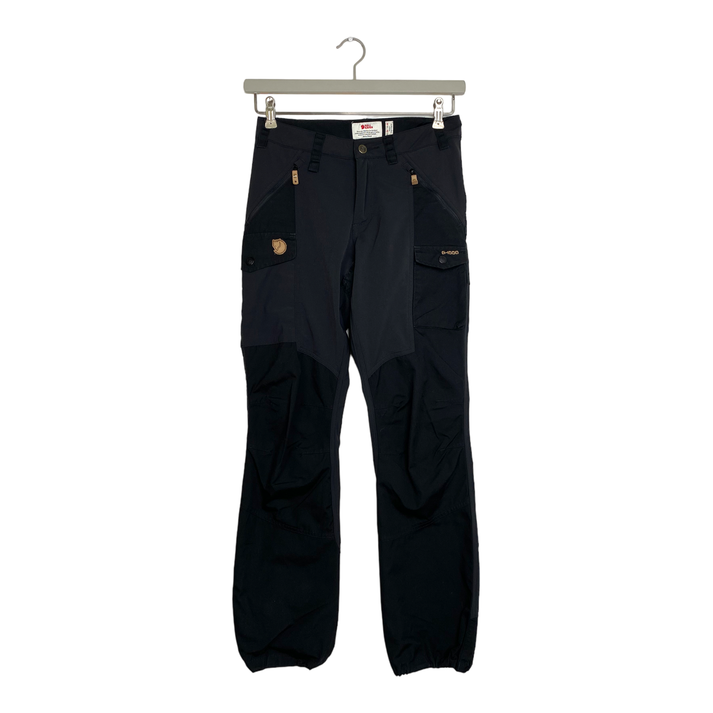 Fjällräven nikka g1000 regular fit trousers, black | woman 34