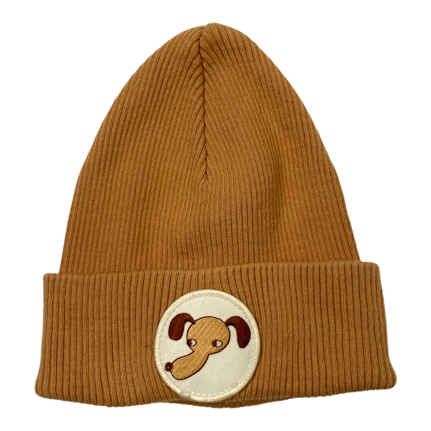 Mainio cotton rib beanie, carrot | 2-6y