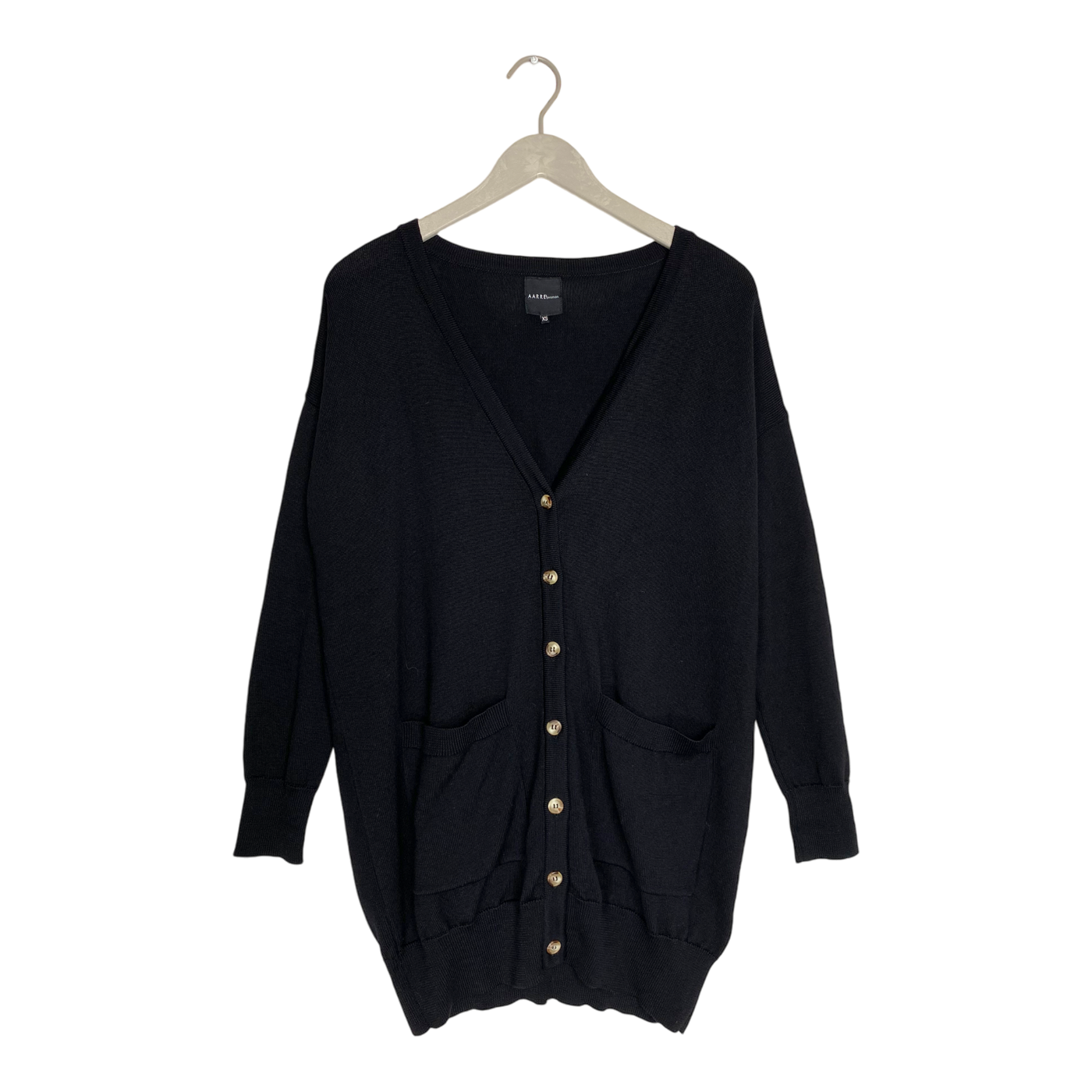 Aarre merino cardigan, black | woman XS