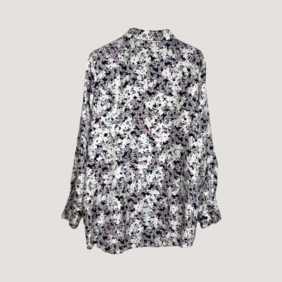 Marimekko minea henriikka silk shirt, flowers | woman XL