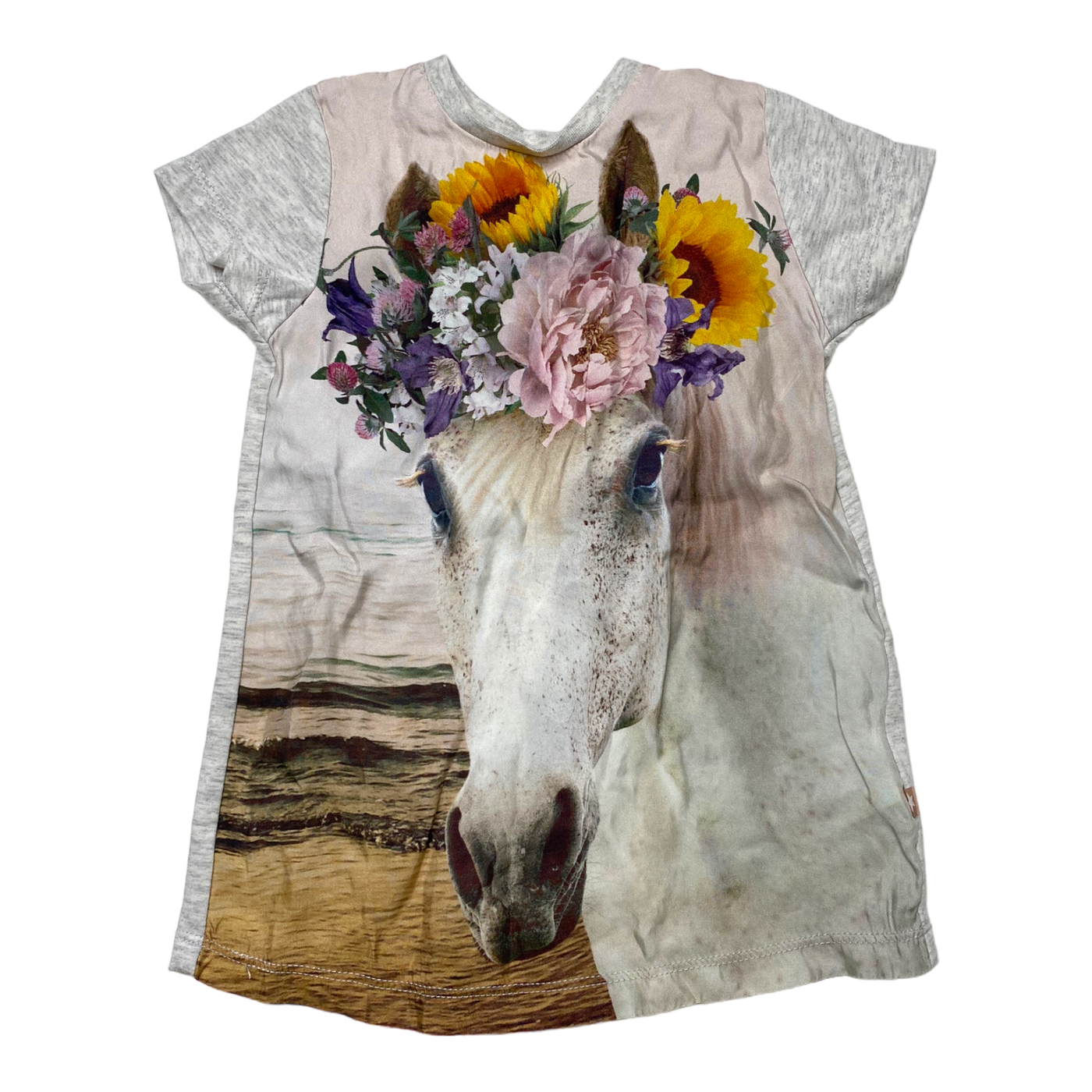 Molo Corina baby dress, horse | 74cm