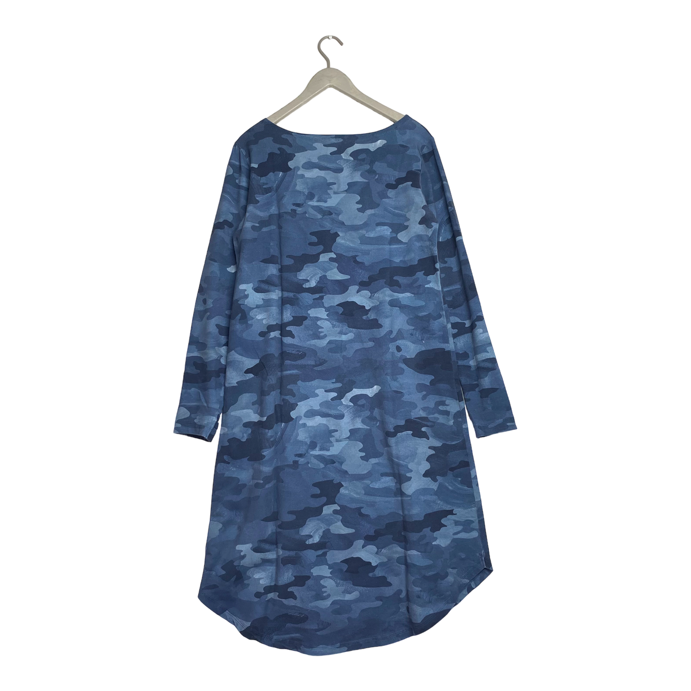 Ommellinen Kamoon dress, blue camo | woman XL