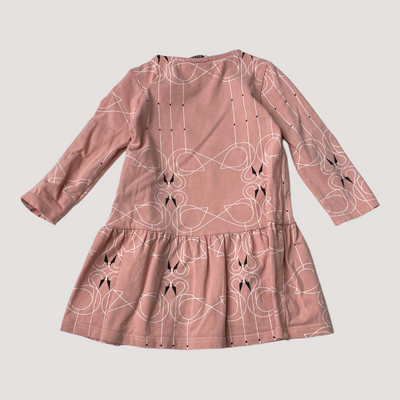 Mainio dress, pink | 74/80cm