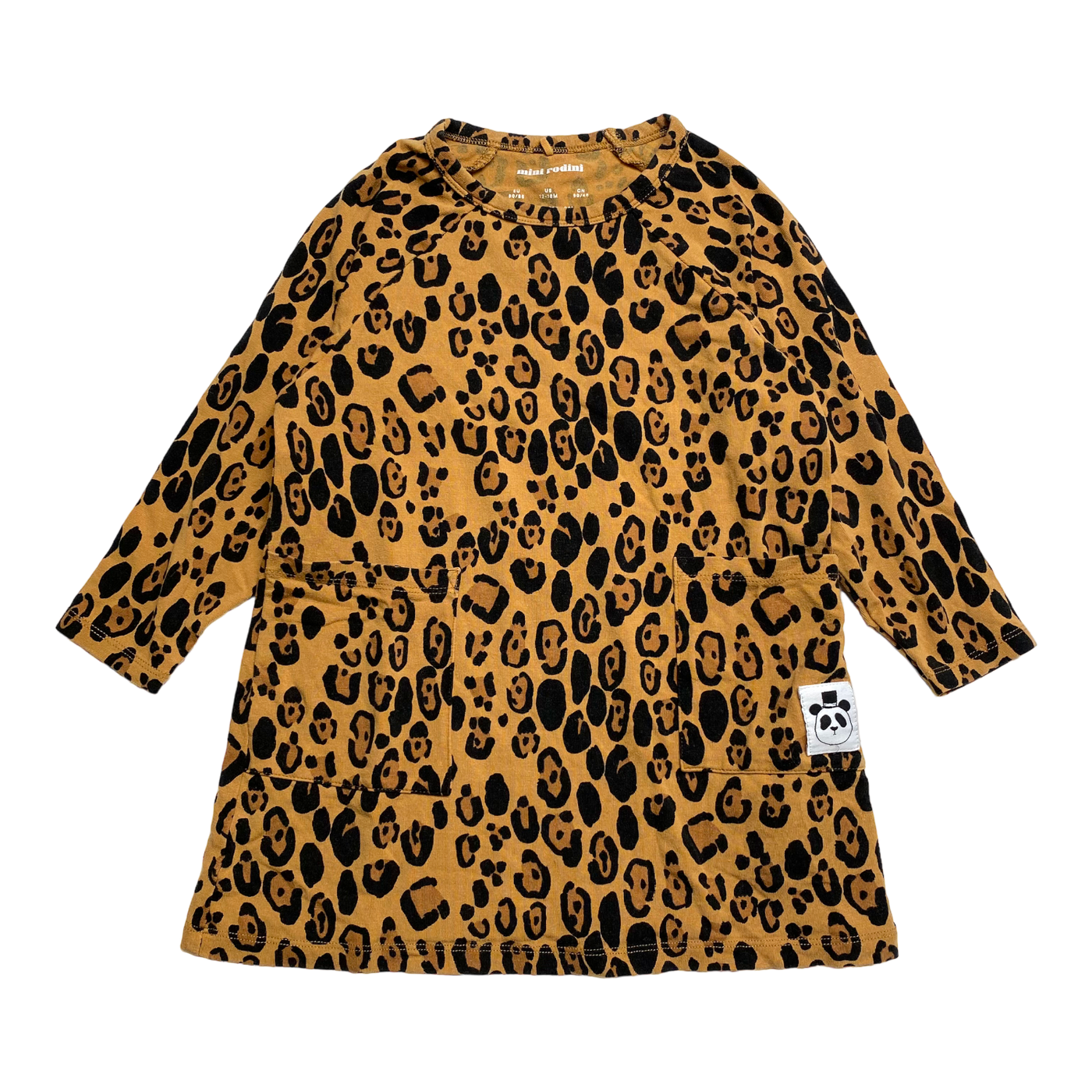 Mini Rodini dress, leopard | 80/86cm
