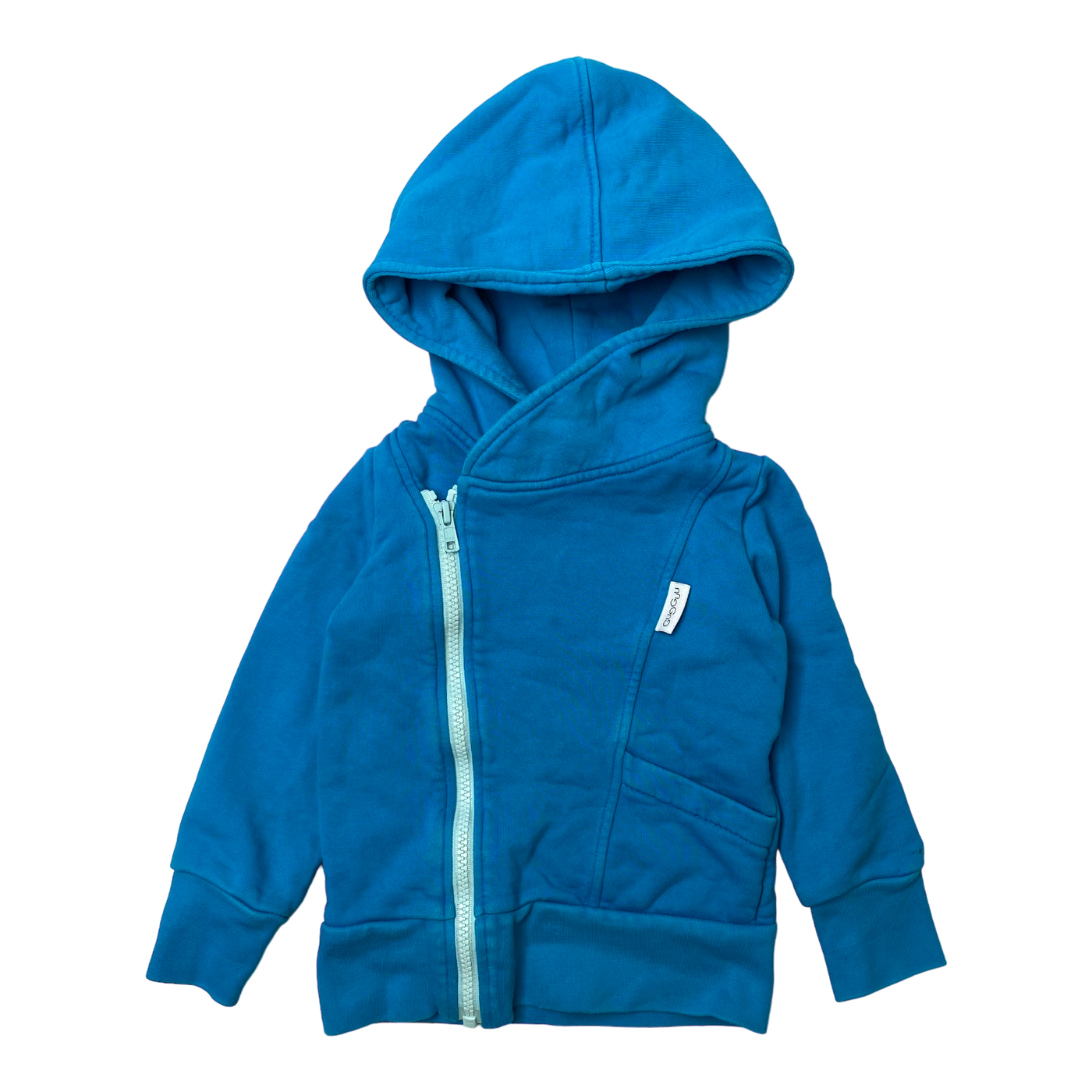 Gugguu zipper hoodie, blue | 92cm